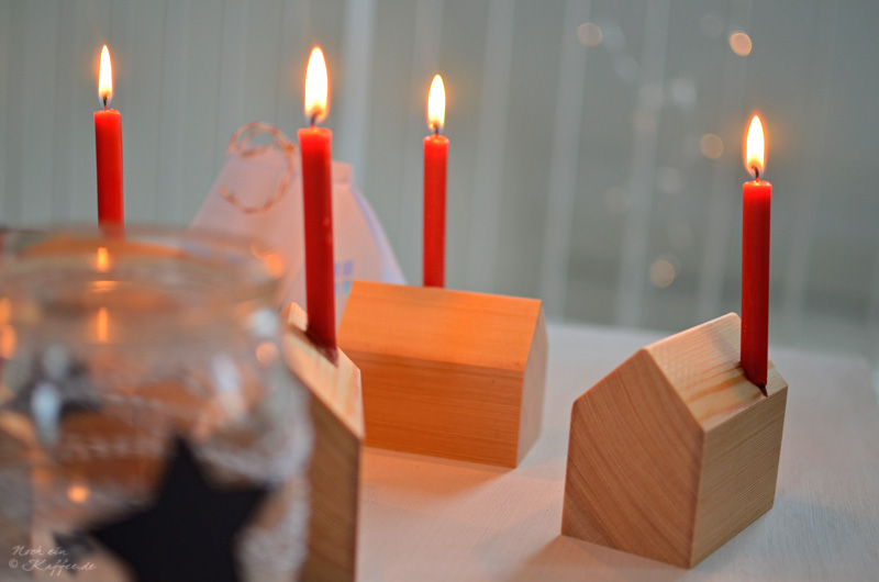 LoveAndLilies.de|Holzhaus Weihnachten Kerzen Weckglas