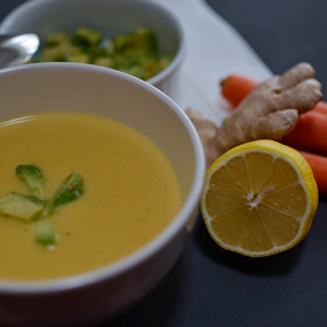 NochEinKaffee.de // Karotten-Kokos-Ingwer-Suppe