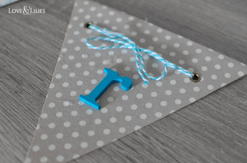 LoveAndLilies.de // DIY Girlande Wimpelkette Happy Birthday Detail R