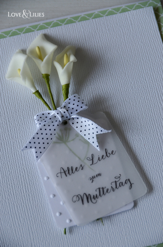 LoveAndLilies.de // Muttertagskarte Calla