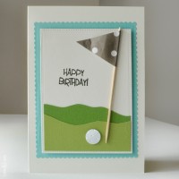 LoveAndLilies.de // Geburtstagskarte Golfen